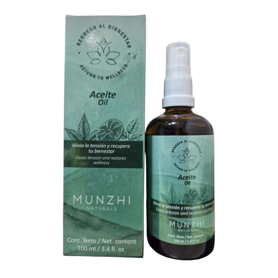 (COLECCIÓN BIENESTAR) Aceite Munzhi Regreso Al Bienestar 100g