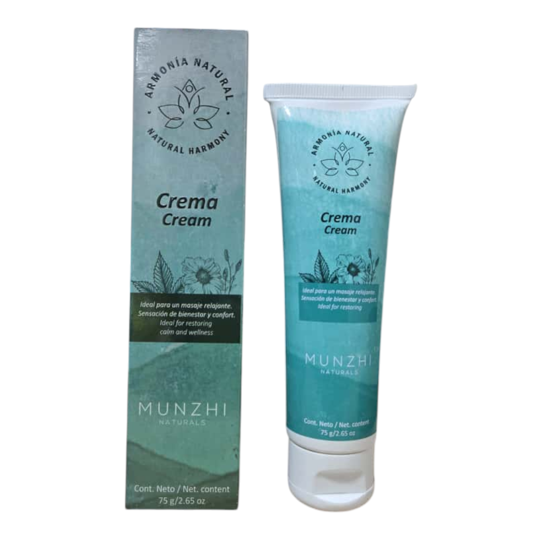 (COLECCIÓN BIENESTAR) Crema Munzhi Armonia Natural 75gr