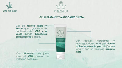(CUIDADO FACIAL) Gel hidratante y matificante pureza x 80g