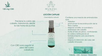 (CUIDADO CAPILARL) Locion Capilar Munzhi Crecimiento Natural 60gr