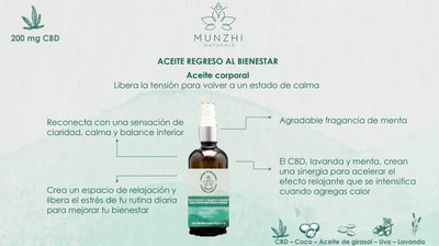 (COLECCIÓN BIENESTAR) Aceite Munzhi Regreso Al Bienestar 100g