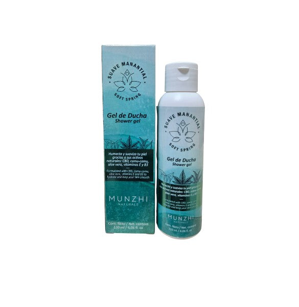 (CUIDADO CORPORAL) Gel De Ducha Munzhi Suave Manantial 120ml
