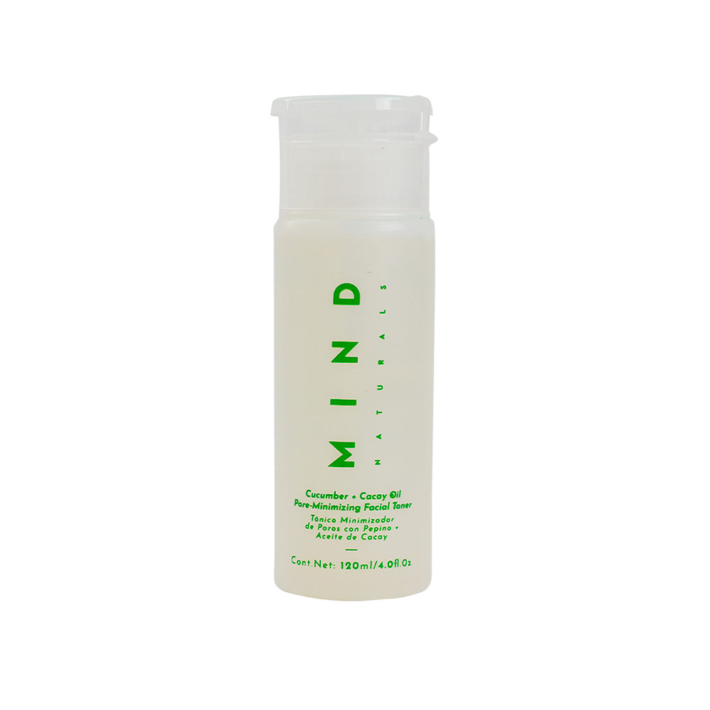 Mind Naturals - Tónico Minimizador de Poros con Pepino + Aceite de Cacay 120ml